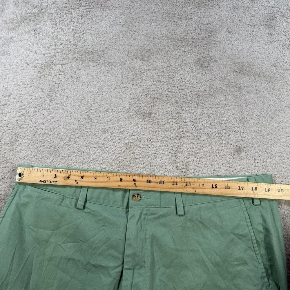 Polo Ralph Lauren Pants Mens 38x30 Green Slim Fit Chino Straight Flat Front